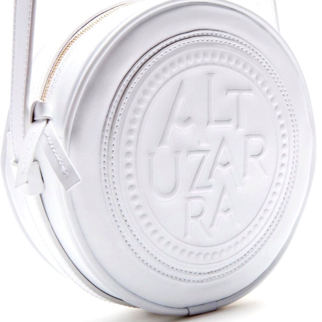 Altuzarra White Medallion Round Crossbody Bag / Shoulder Bag — image 4 of 8